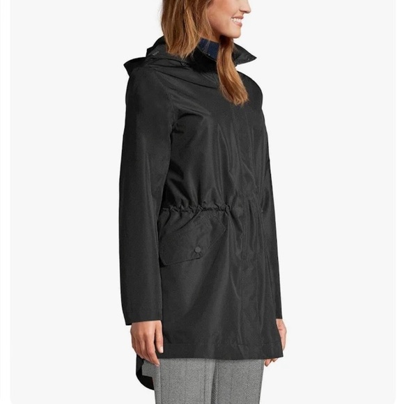 LANDSEND Womens Waterproof Insulated 3 in 1 Rain Coat Parka Optional Vest Black - Picture 3 of 6